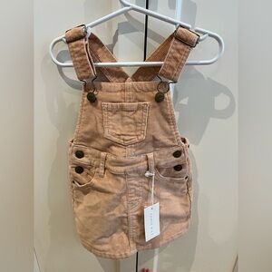 Jamie Kay pink Corduroy Overalls 12m